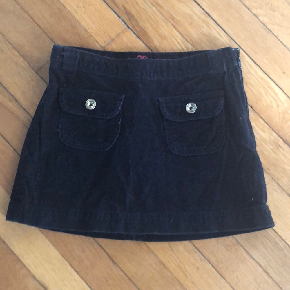 Black gap corduroy skirt